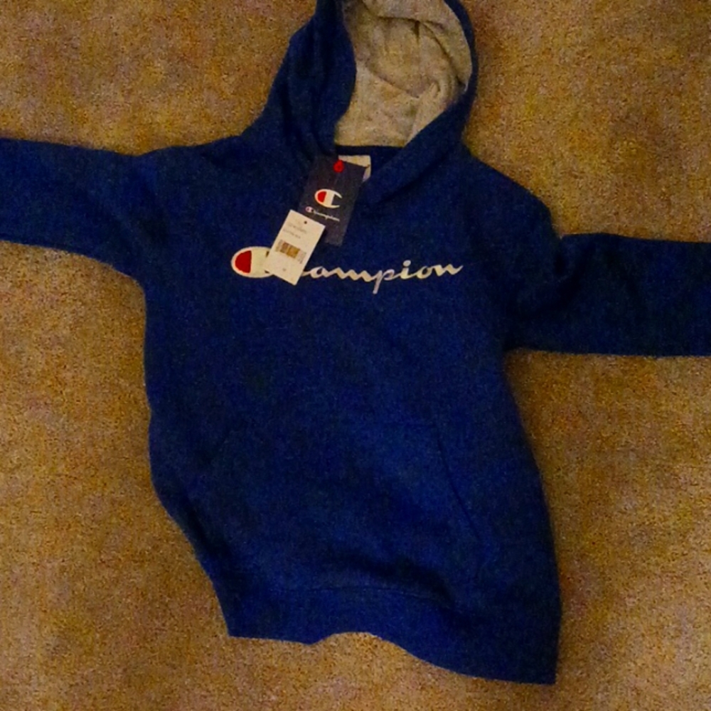 Blue champion hoodie